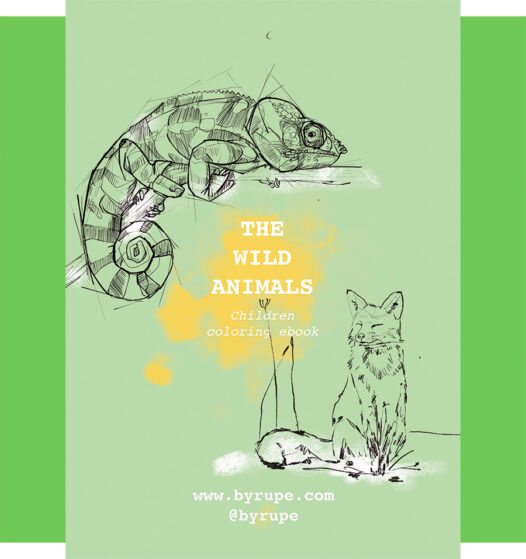 Doodling and Coloring - The Coolest Exotic and Wild Animals