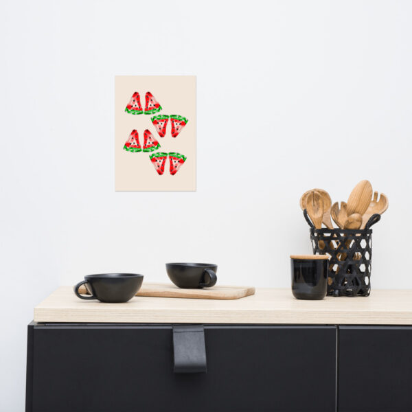 watermelon slices art print - Image 2