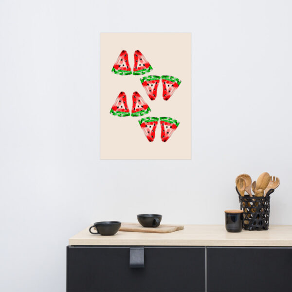 watermelon slices art print - Image 4