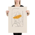 Fashion Line Art Lady Poster 01 - Image 4