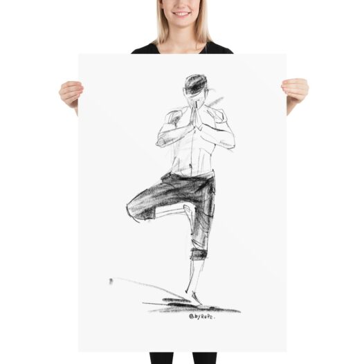Yoga Art Print 03