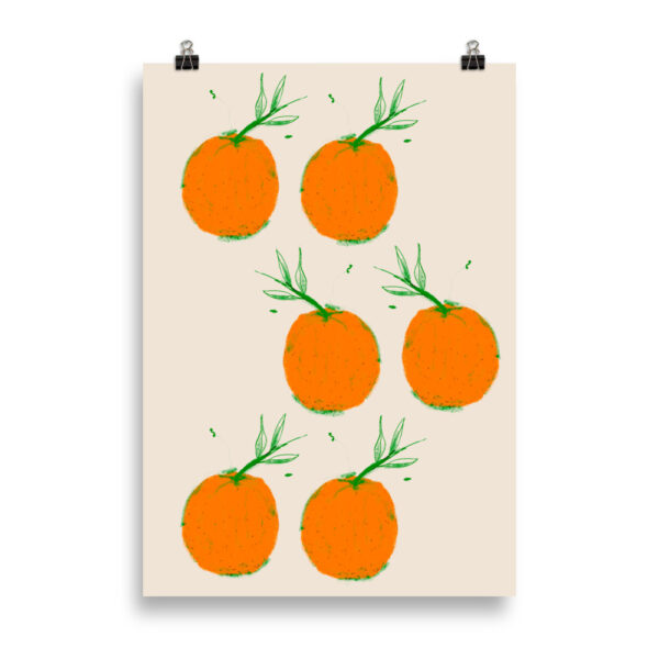 oranges partner art print - Image 3