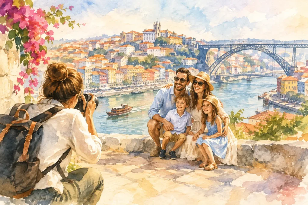 How a Family Vacation Photographer in Porto Works