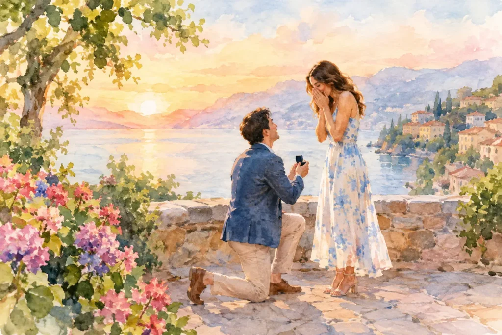 A Surprise Proposal Photo Example That Feels Real