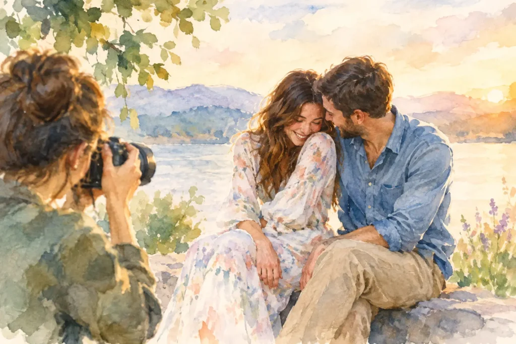 How to Photograph Shy Couples Without Stiff Poses